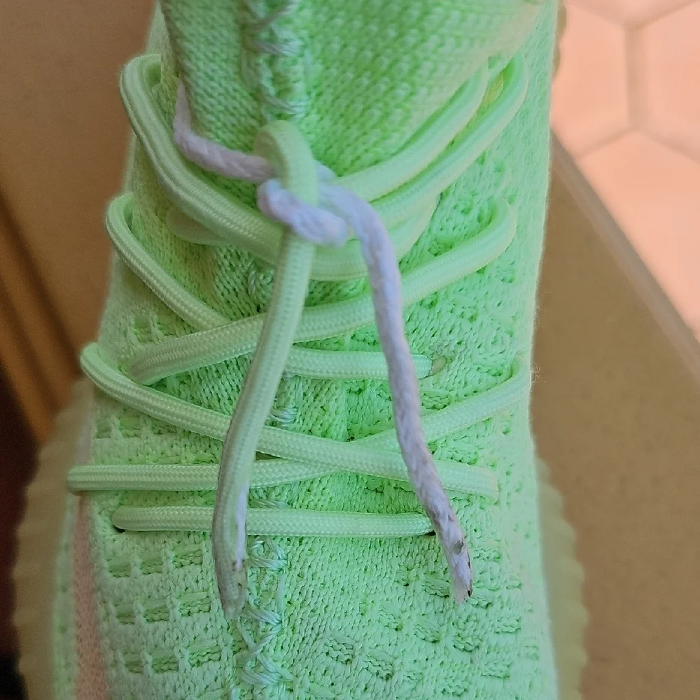 Yeezy Boost Vibrant Lime Kids Sneakers Male/Female US Size 1